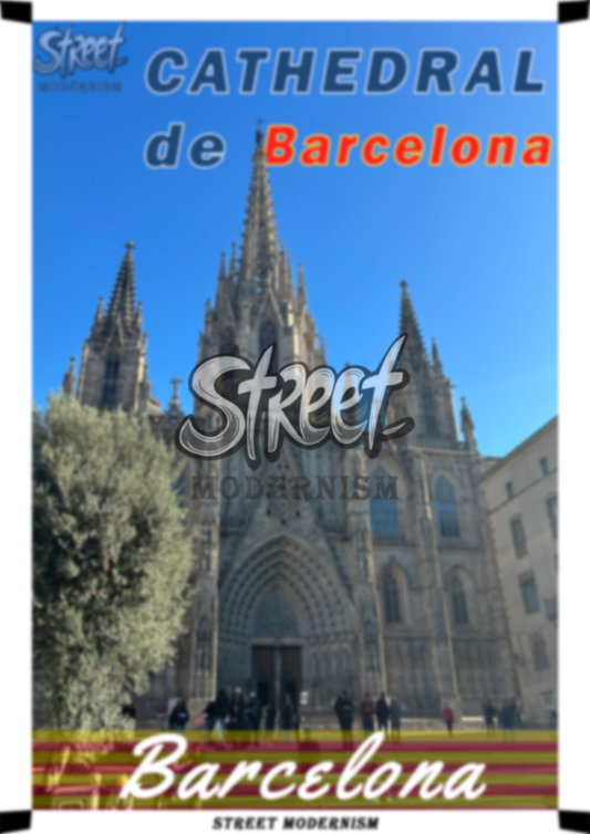 Cathedral de Barcelona - Digital Poster