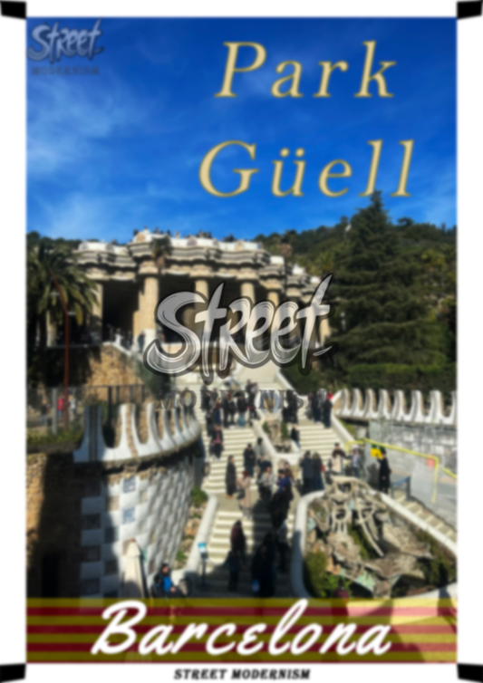 Park Güell - Digital Poster